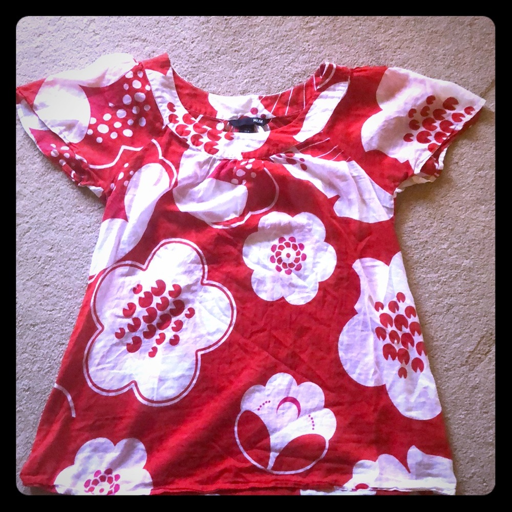 H&M floral blouse